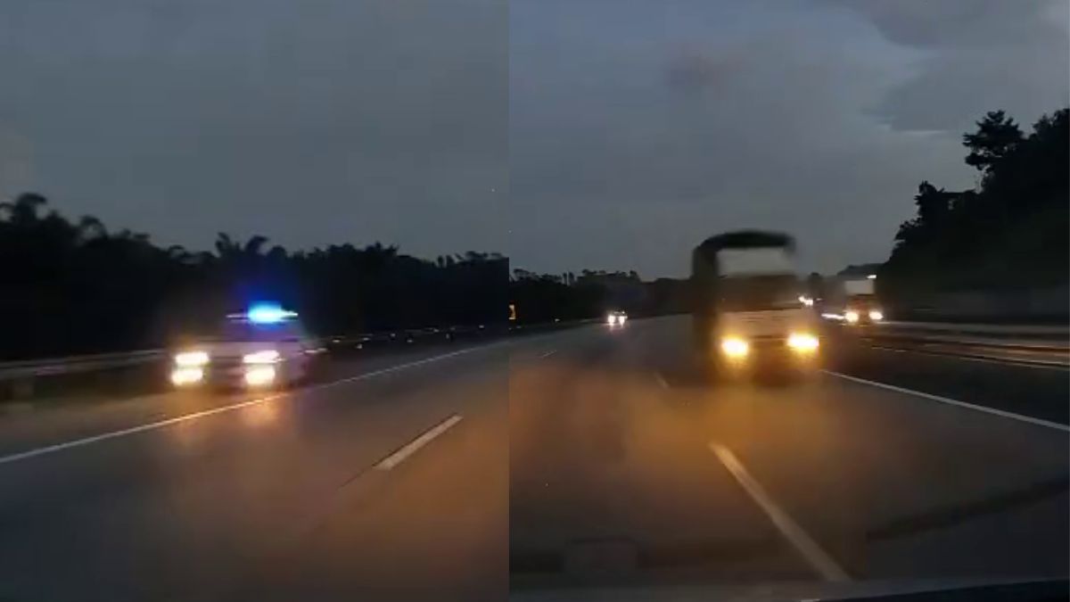 Lorry driver on meth arrested after driving 150 km against traffic in Selangor