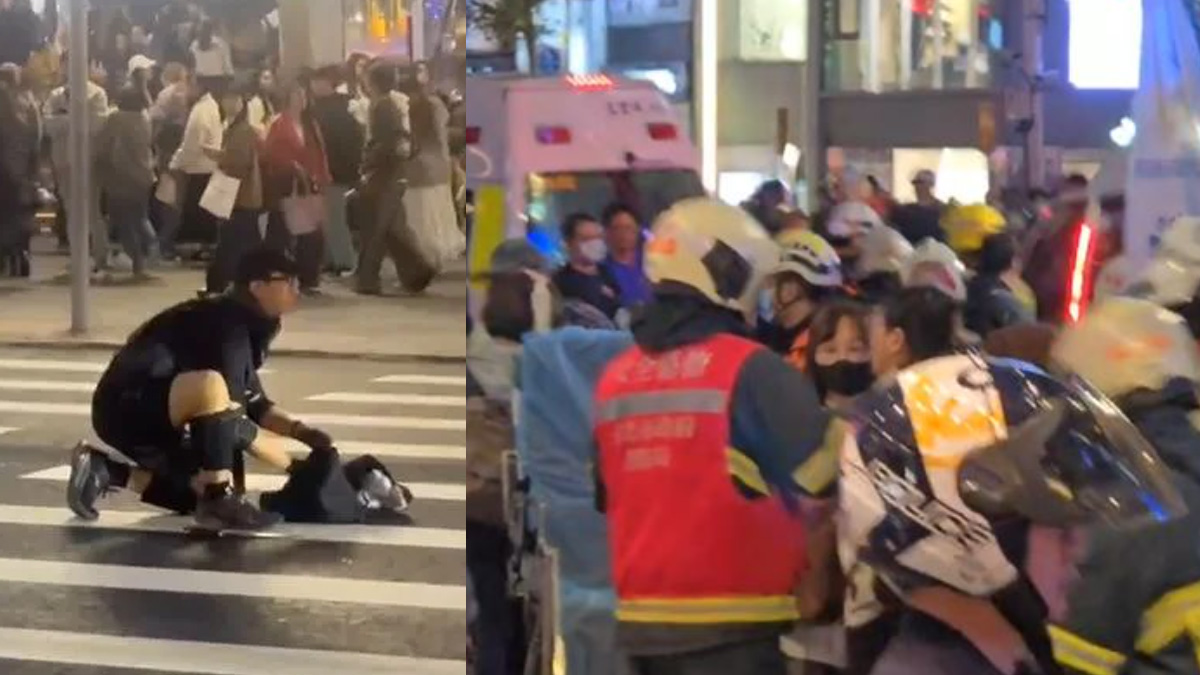 Knife and smoke bomb attack at Taipei MRT stations leaves three dead, multiple injured