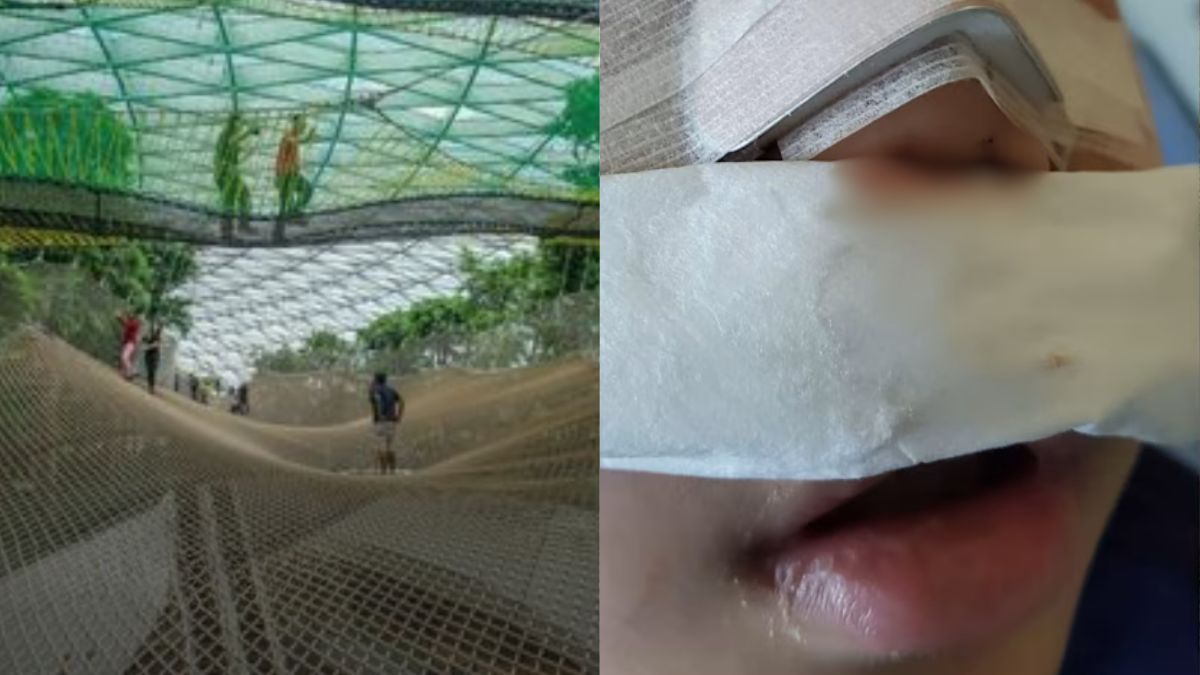 Six-year-old boy fractures nose after fall at Jewel Changi Airport’s Walking Net