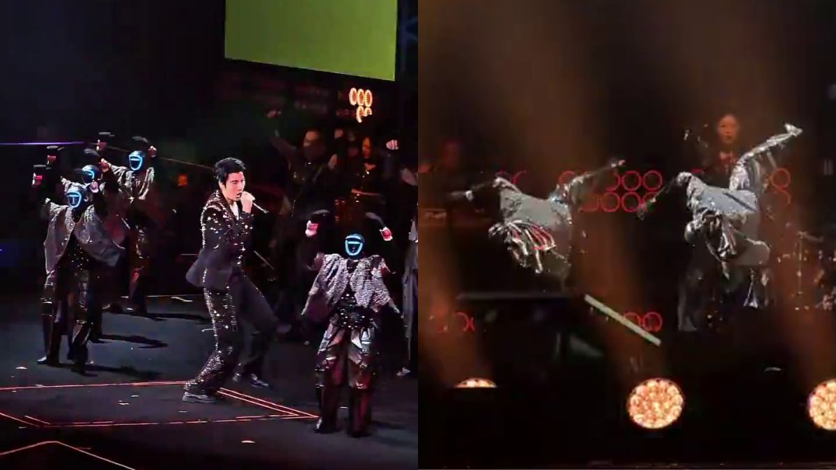 Humanoid robots perform webster flip at Wang Leehom concert, earn Elon Musk’s attention