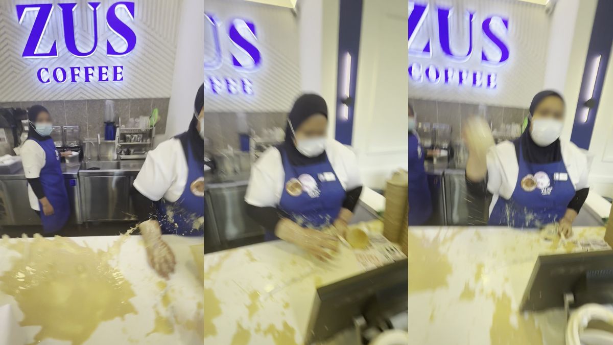 ZUS Coffee staff in M’sia tells Chinese customer to “get out” in viral video